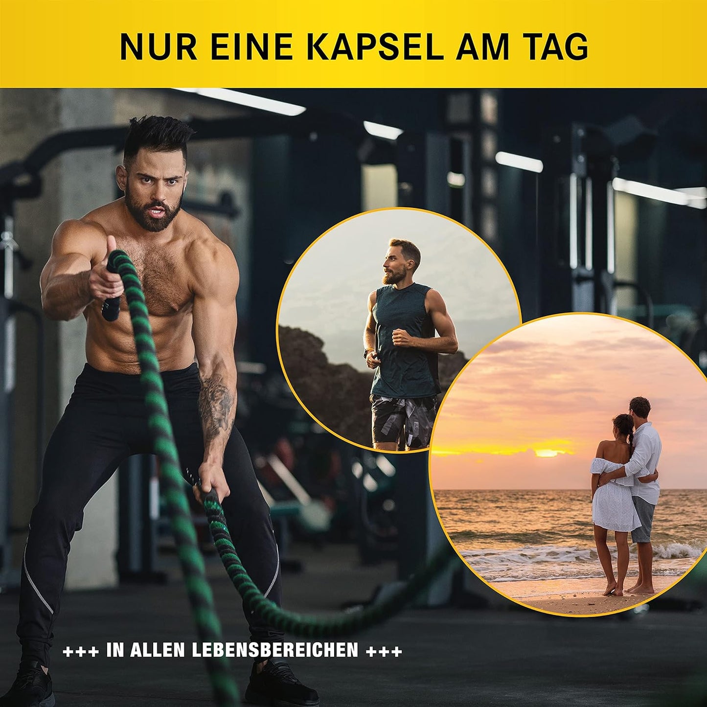 MACAviril 6000® Maca Kapseln hochdosiert für den Mann | k. chem Potenzmittel, Testosteron Booster