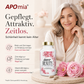 APOmia® innerBEAUTY | Haut-Haare-Nägel Formel | Bambus-Extrakt (Silizium) Zink, Biotin, Selen Frau